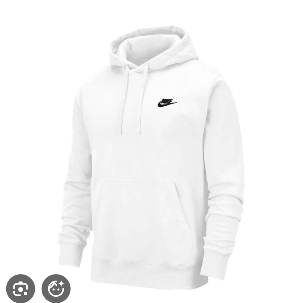 Nike Men's Classic White Hoodie